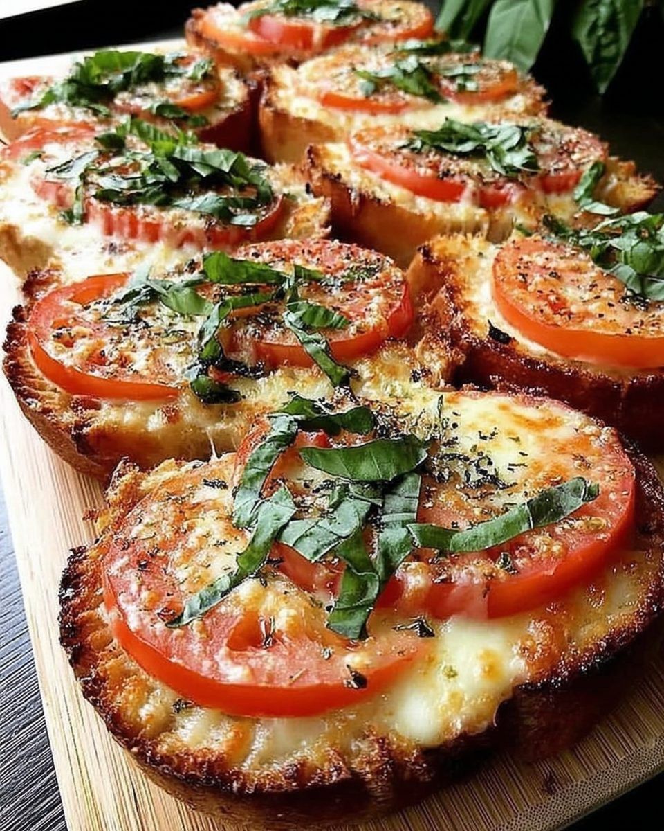 Garlic Bread Cheese & Tomato